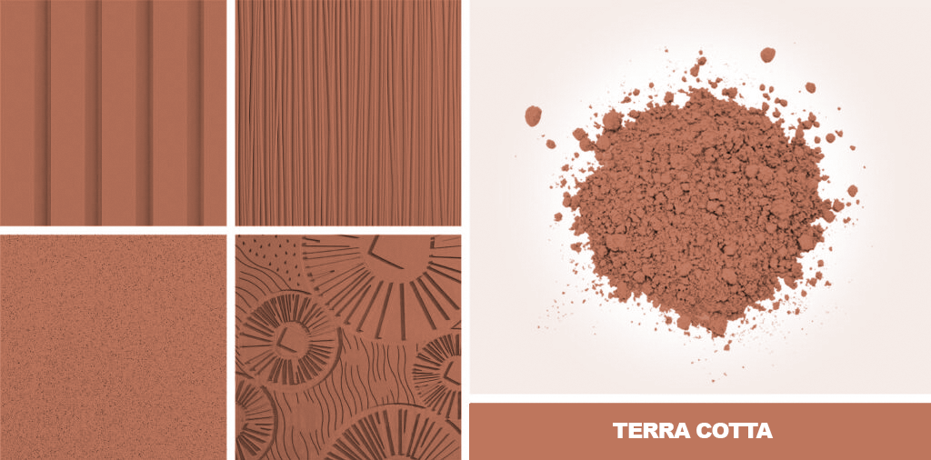 Terra Cotta Color Panel